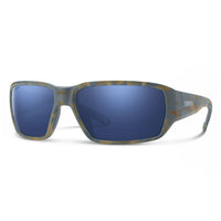 Matte Flint / Tarmac Tortoise | Chromapop Glass Polarized Dark Blue Mirror