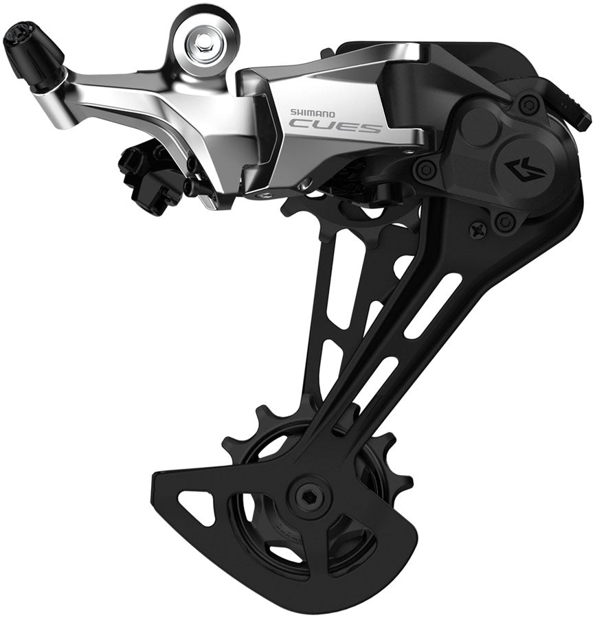 Shimano CUES RD-U6000-GS Rear Derailleur - 10/11-Speed Shadow Plus Design Direct Attach Medium Cage Silver