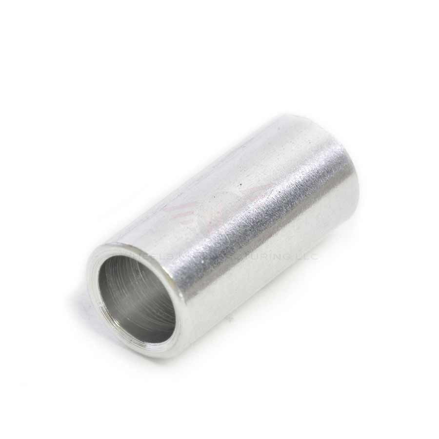 Wheels Manufacturing Alloy Ferrule 4mm 4mm Silver 50pcs