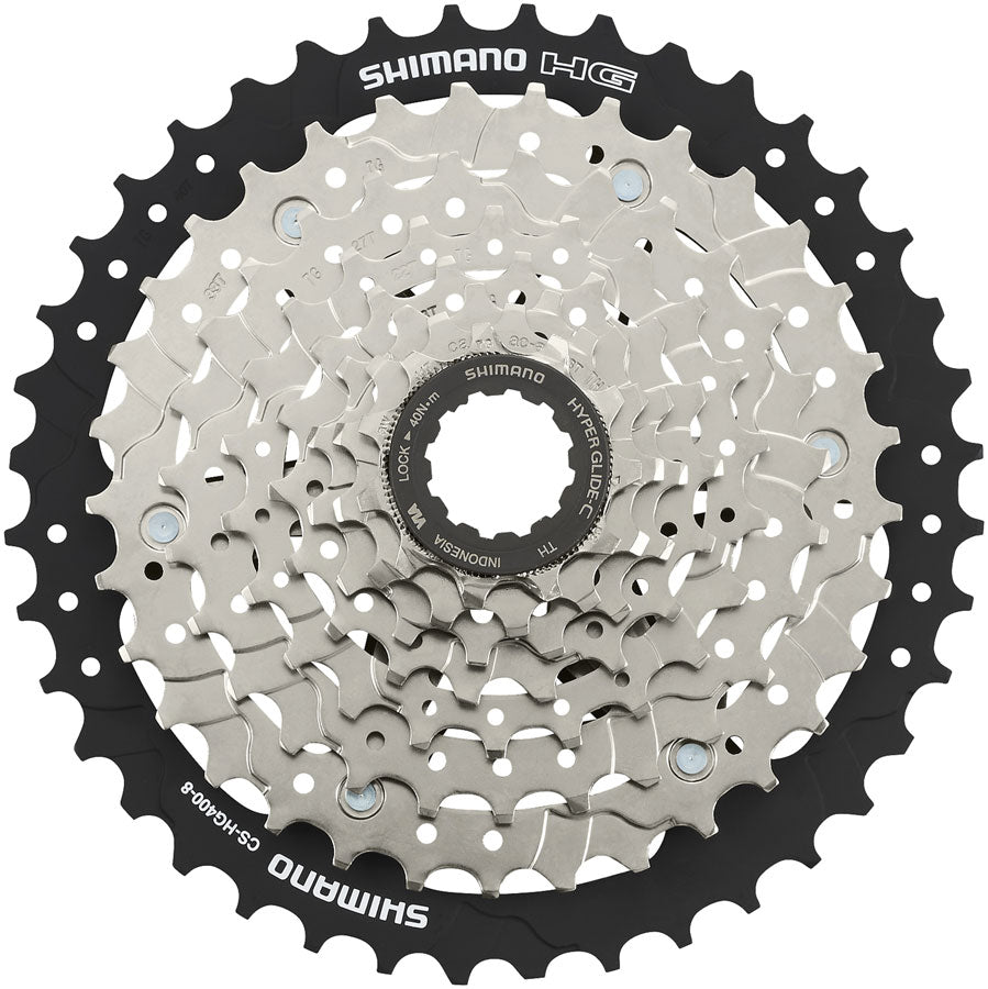 Shimano CS-HG400-8 Cassette - 8 Speed 11-45t Silver
