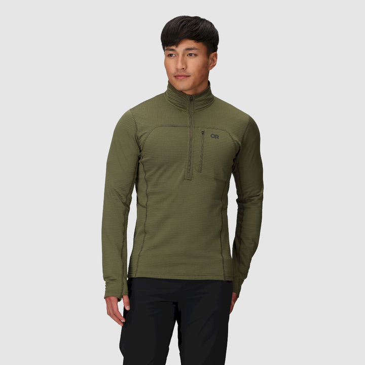 Outdoor Research Men's Vigor Grid Fleece Half Zip