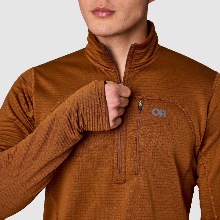 Outdoor Research Men's Vigor Grid Fleece Half Zip