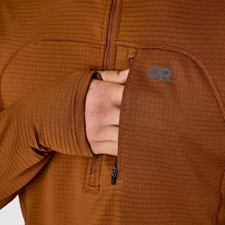 Outdoor Research Men's Vigor Grid Fleece Half Zip