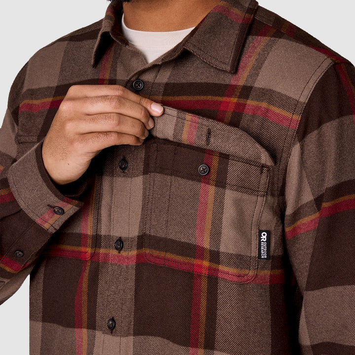 Outdoor Research Men's Feedback Flannel Twill Shirt