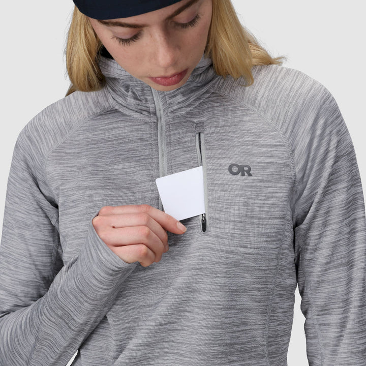 Outdoor Research Women's Vigor Grid Fleece Quarter Zip