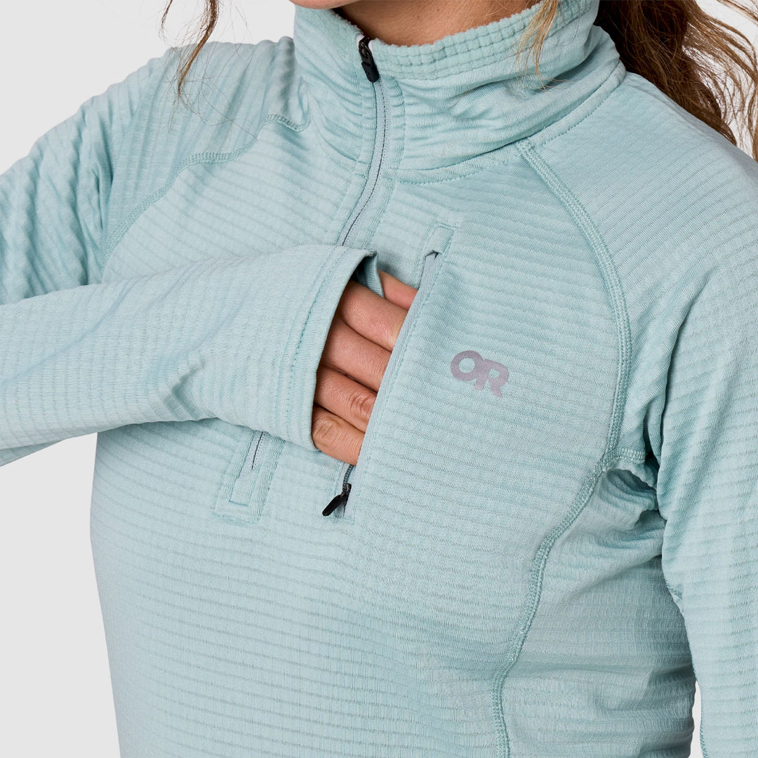 Outdoor Research Women's Vigor Grid Fleece Quarter Zip