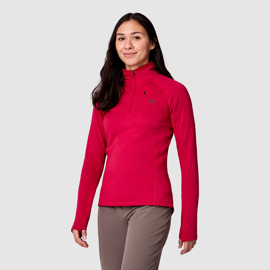 Outdoor Research Women's Vigor Grid Fleece Quarter Zip