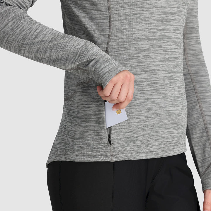 Outdoor Research Women's Vigor Grid Fleece Pullover Hoodie