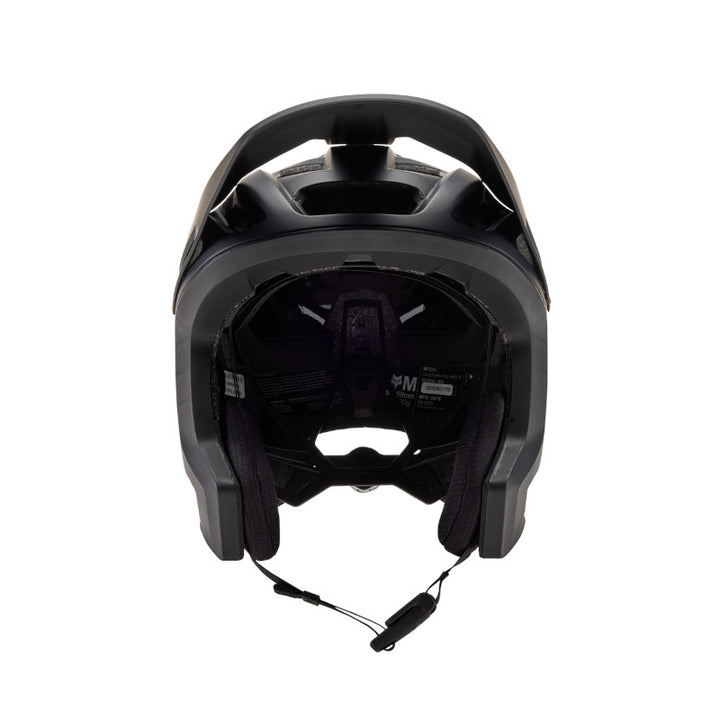 2026 Fox Racing Dropframe Pro Matte Black Helmet
