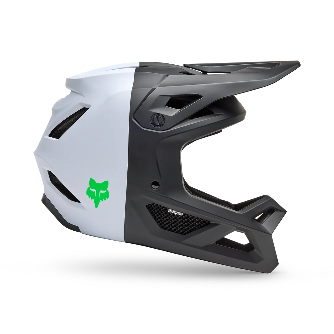 fullface helm fox mtb Fox Racing Youth Rampage 5050 MTB Helmet-Black/White-YL