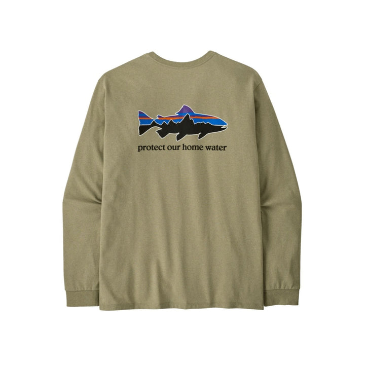 Patagonia Men's L/S Home Water Trout Responsibili-Tee