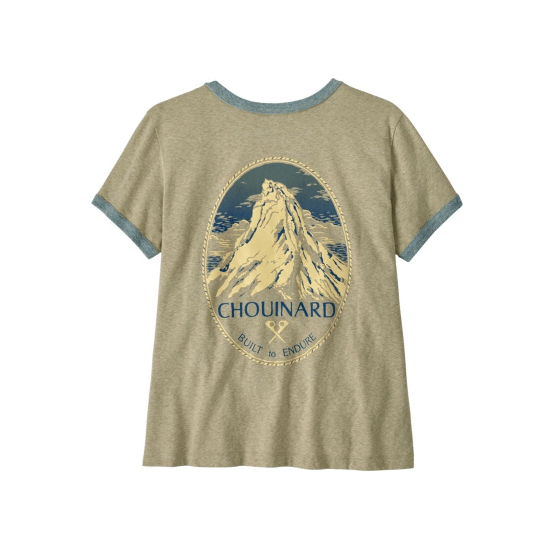 Patagonia Women's Chouinard Crest Ringer Responsibili-Tee