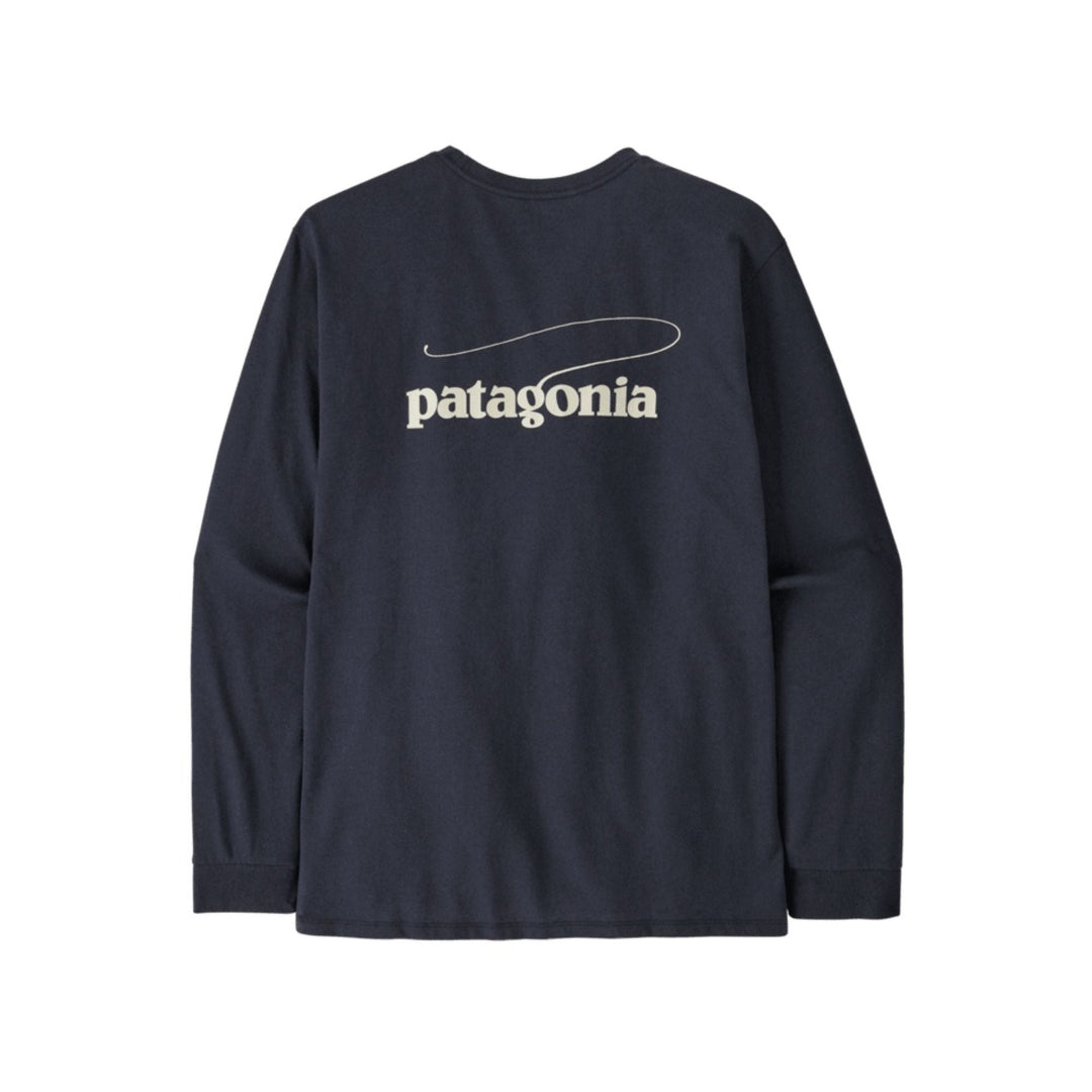 Patagonia Men's L/S Casting Logo Responsibili-Tee
