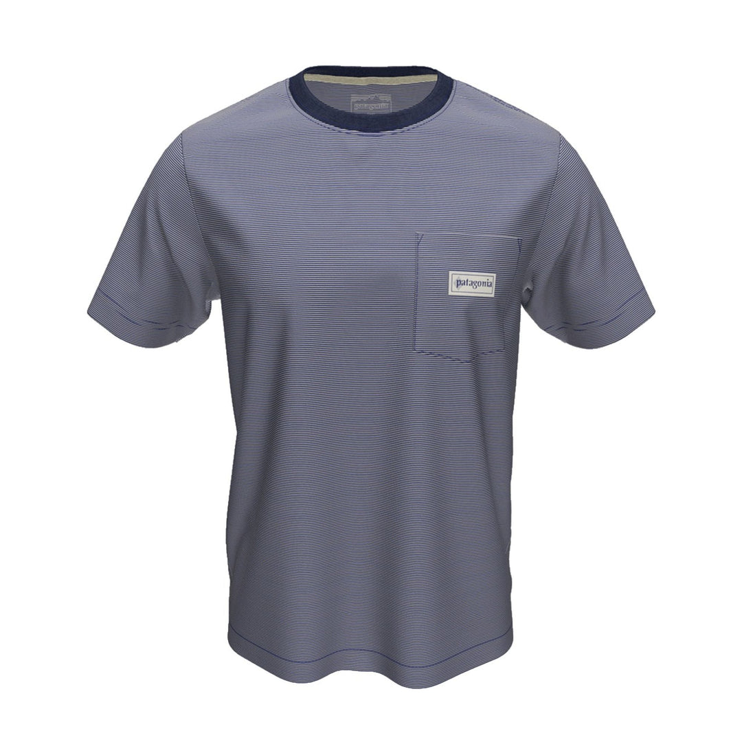 Patagonia Men's MW Hut Tripper Label Pocket Tee