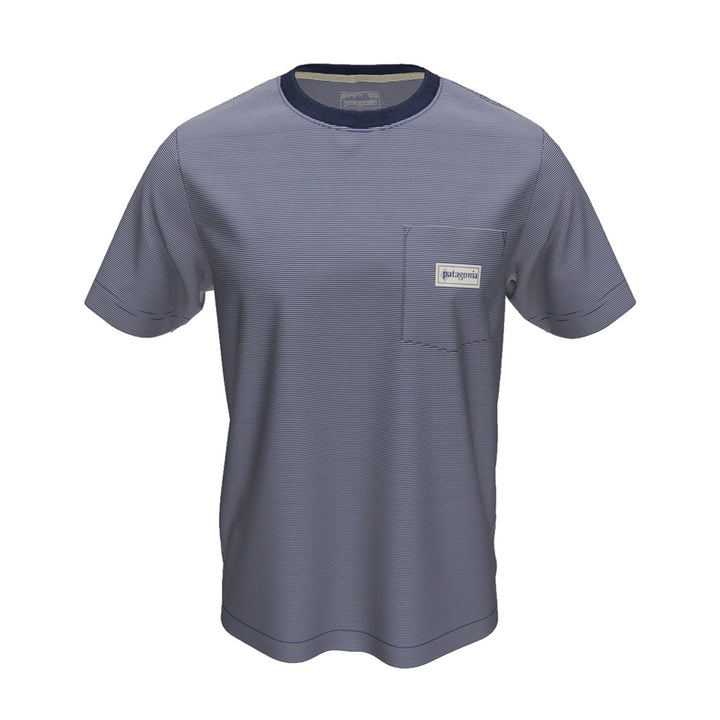 Patagonia Men's MW Hut Tripper Label Pocket Tee
