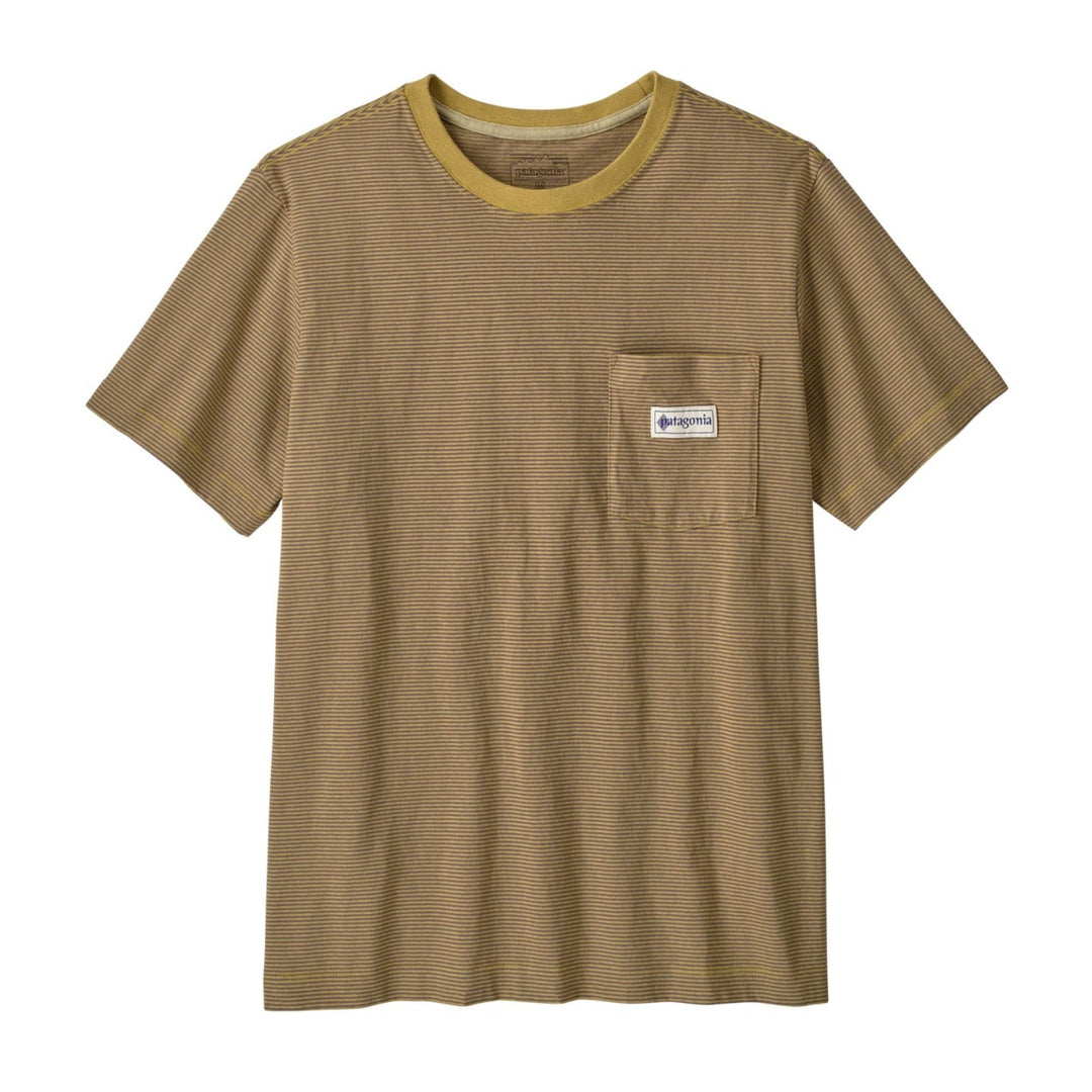 Patagonia Men's MW Hut Tripper Label Pocket Tee