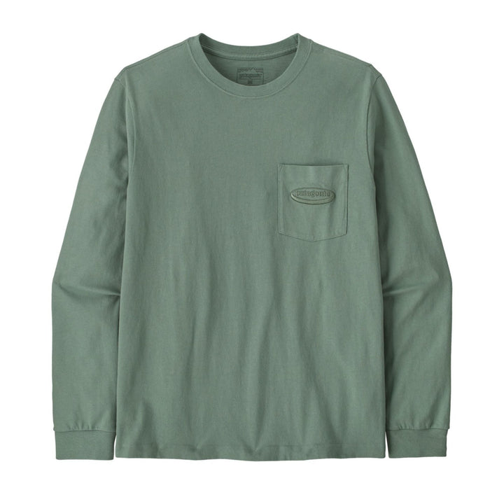 Patagonia Men's L/S MW '95 Oval Logo Pocket Tee