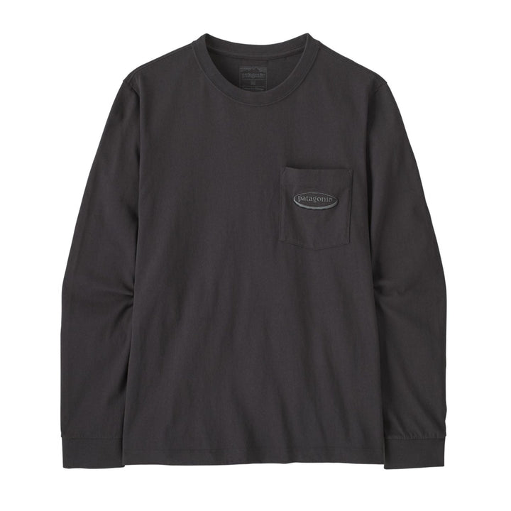 Patagonia Men's L/S MW '95 Oval Logo Pocket Tee
