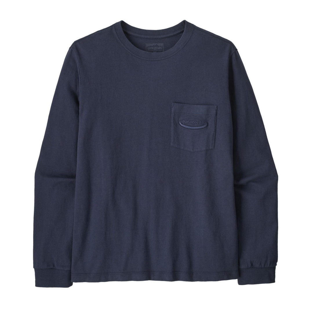 Patagonia Men's L/S MW '95 Oval Logo Pocket Tee