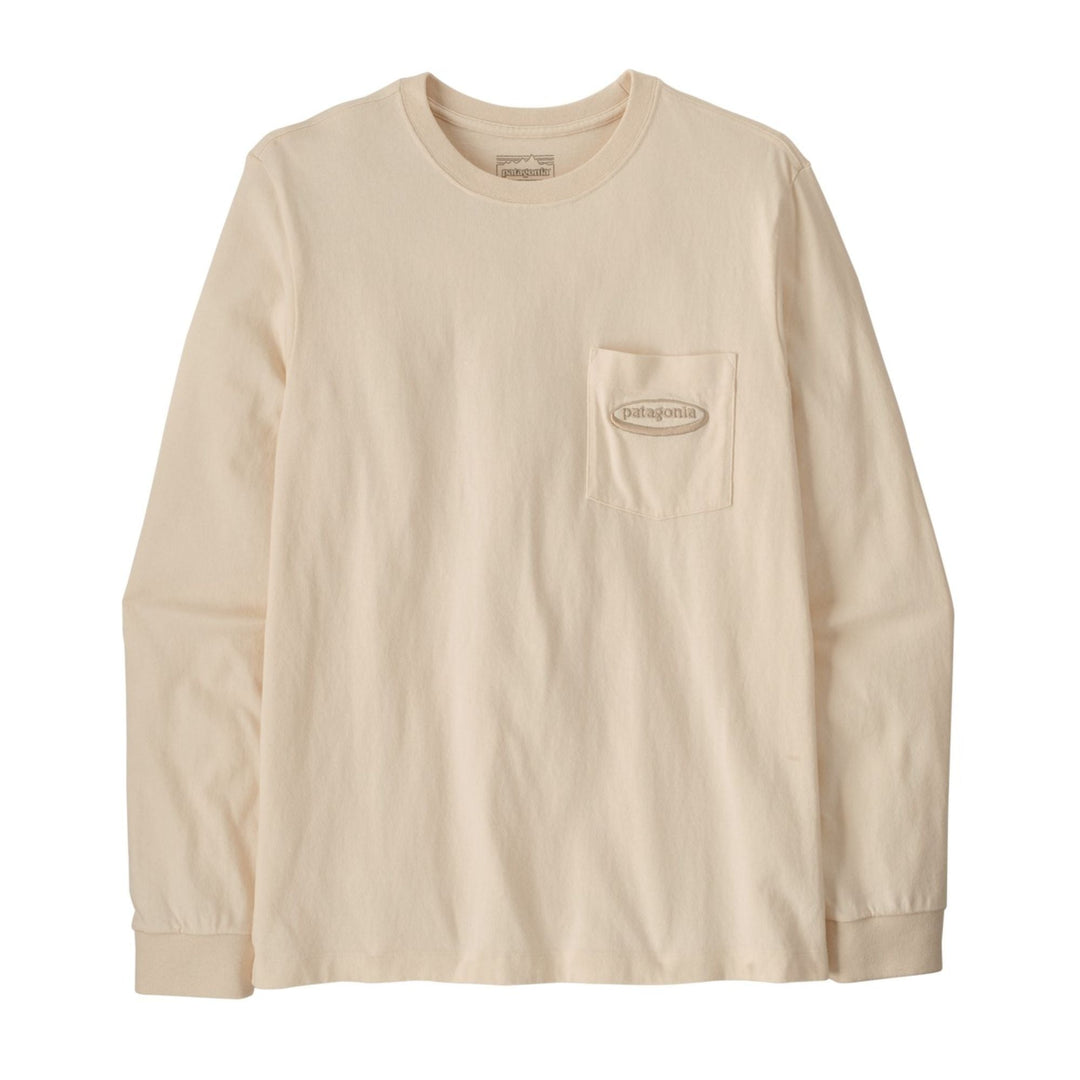 Patagonia Men's L/S MW '95 Oval Logo Pocket Tee