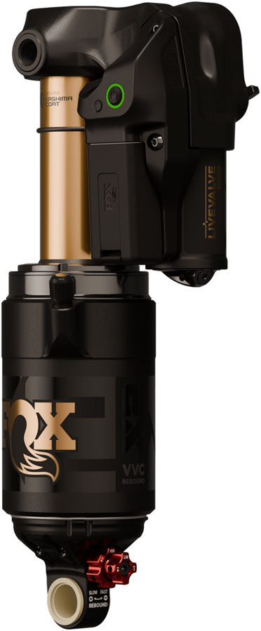 FOX FLOAT X2 Live Valve Neo Factory Rear Shock - Trunnion Metric 205 x 62.5 mm 4cc Spacer Kashima Coat