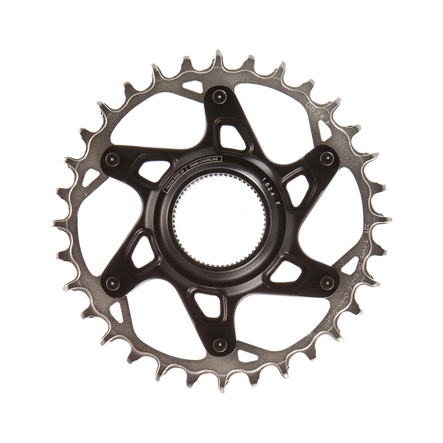 SRAM XX T-Type Fazua Chainring Teeth: 32 Speed: 12 BCD: Direct Mount Aluminum/Steel Silver