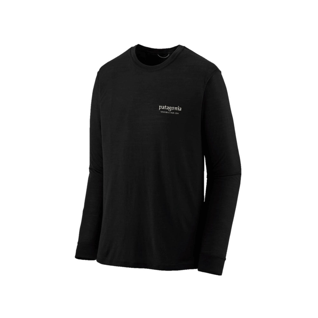 Patagonia Men's L/S Cap Cool Merino Blend Graphic Shirt
