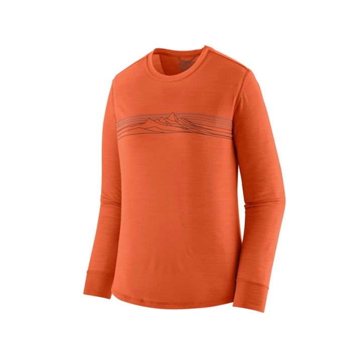 Patagonia Women's L/S Cap Cool Merino Blend Graphic Shirt