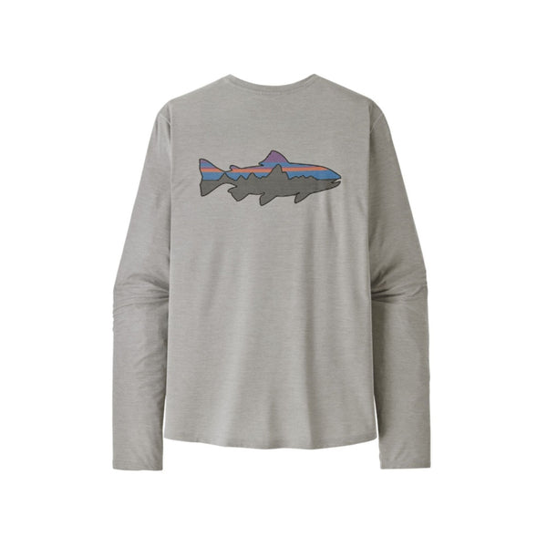 Patagonia Men's L/S Cap Cool Sun Shirt - Fitz Roy Trout