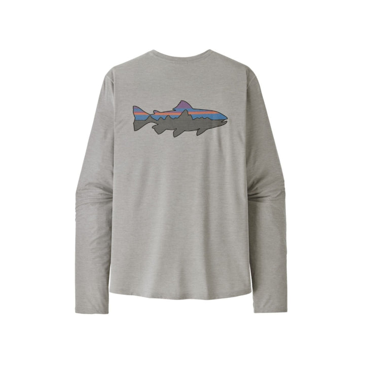 Patagonia Men's L/S Cap Cool Sun Shirt - Fitz Roy Trout