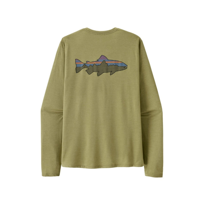 Patagonia Men's L/S Cap Cool Sun Shirt - Fitz Roy Trout