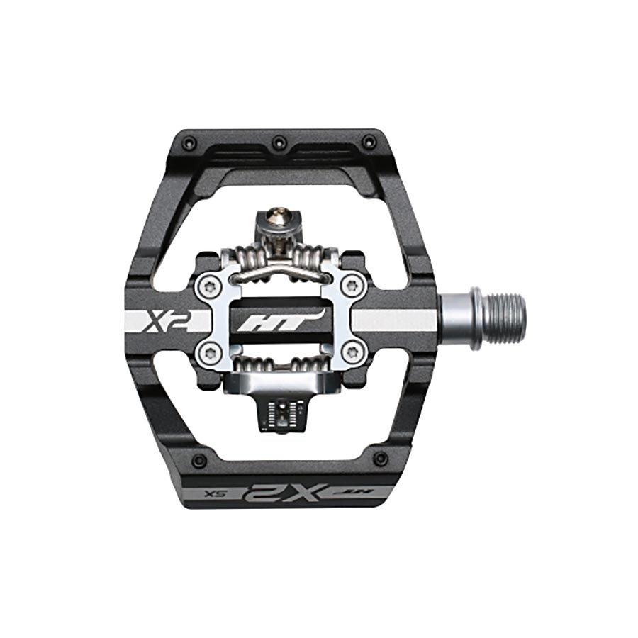 HT Components X2-SX BMX-SX Pedals Body: Aluminum Spindle: Cr-Mo 9/16'' Black Pair
