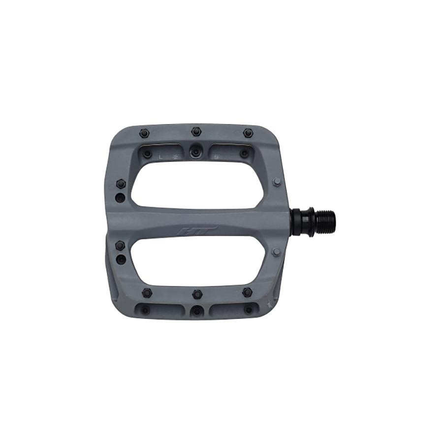 HT Components PA03A Nano P Platform Pedals Body: Nylon Spindle: Cr-Mo 9/16'' Grey