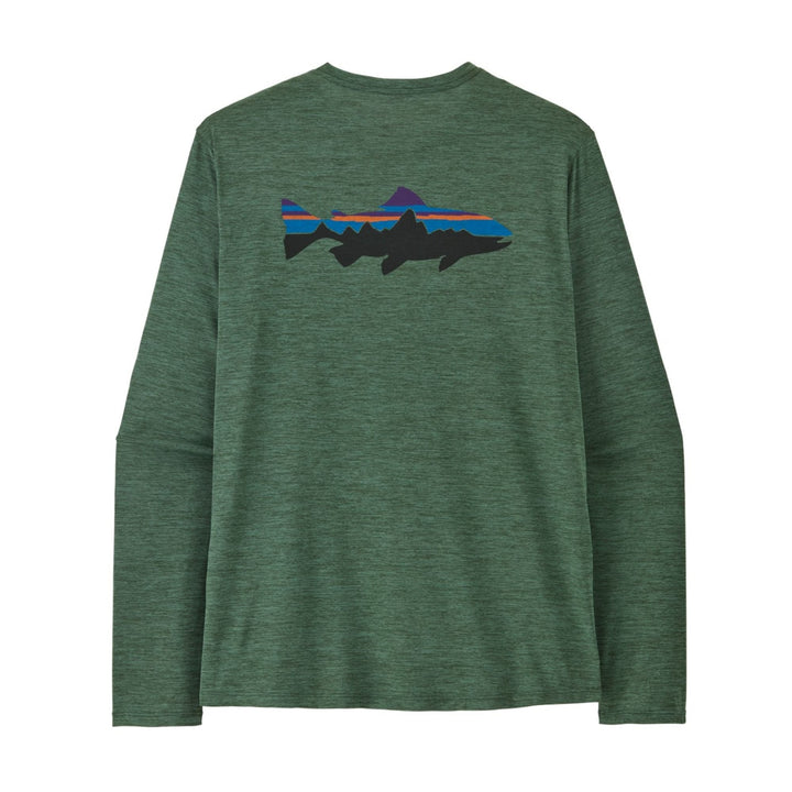 Patagonia Men's L/S Cap Cool Daily Shirt - Fitz Roy Trout