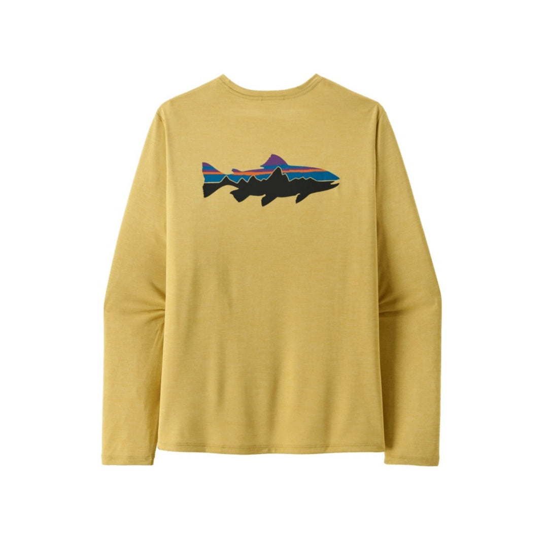 Patagonia Men's L/S Cap Cool Daily Shirt - Fitz Roy Trout