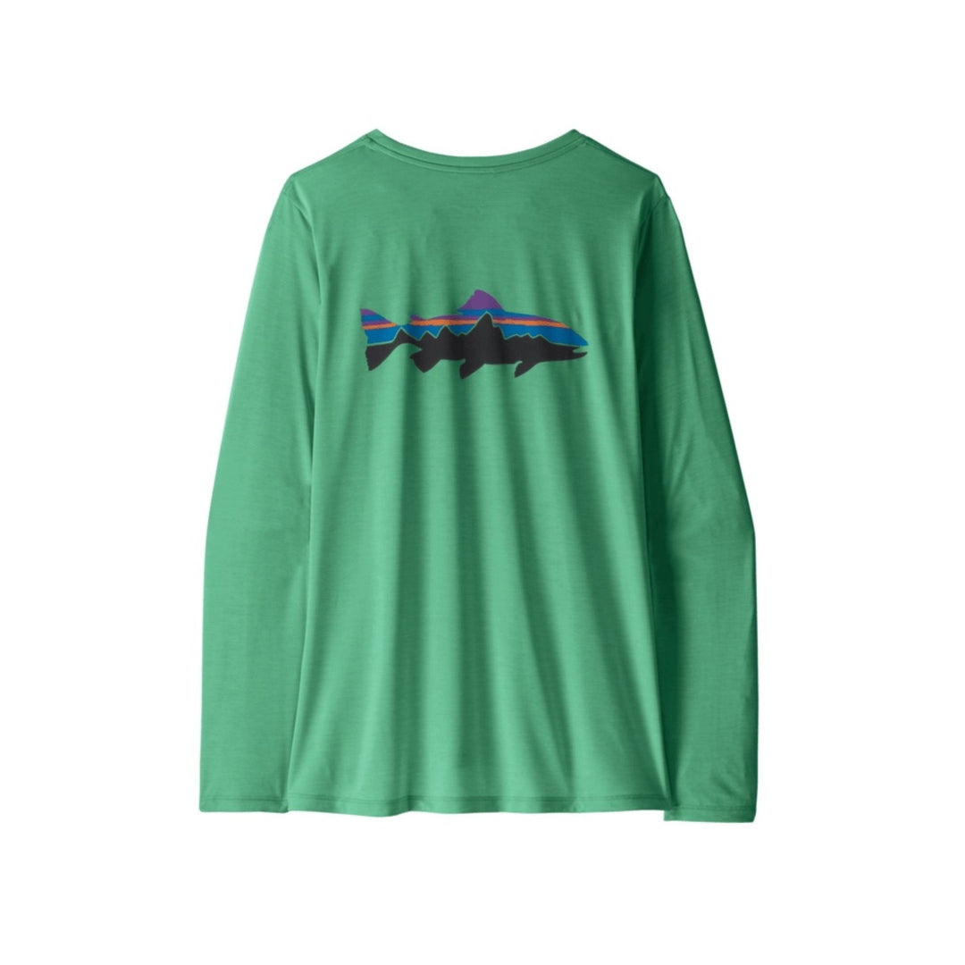 Patagonia Women's L/S Cap Cool Daily Shirt - Fitz Roy Trout