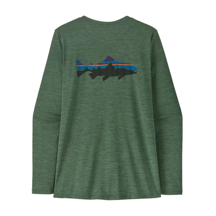 Patagonia Women's L/S Cap Cool Daily Shirt - Fitz Roy Trout