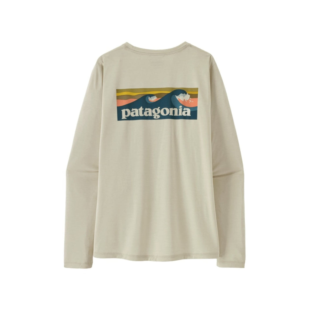 Patagonia Women's L/S Cap Cool Daily Shirt - Boardshort Logo