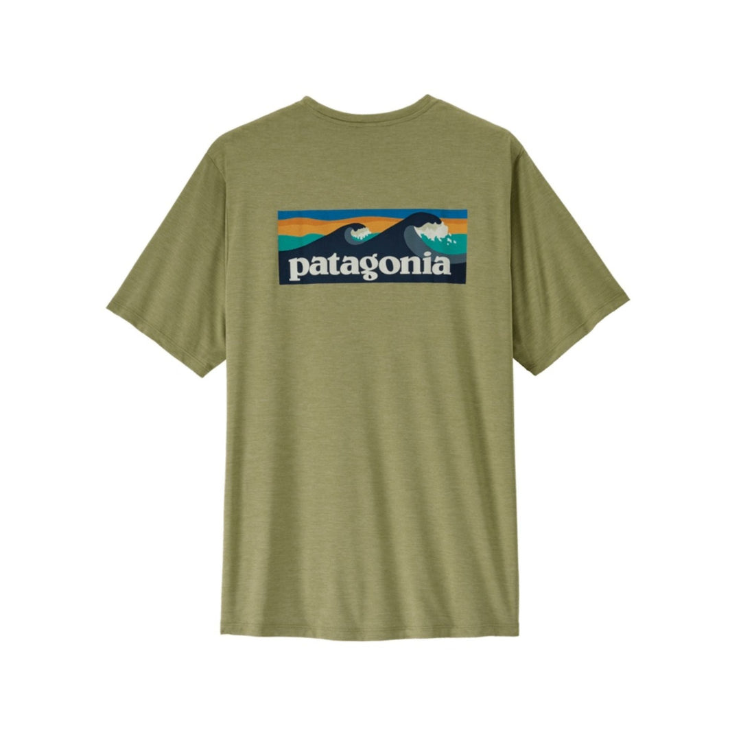 Patagonia Men's Cap Cool Daily Shirt - Boardshort Logo