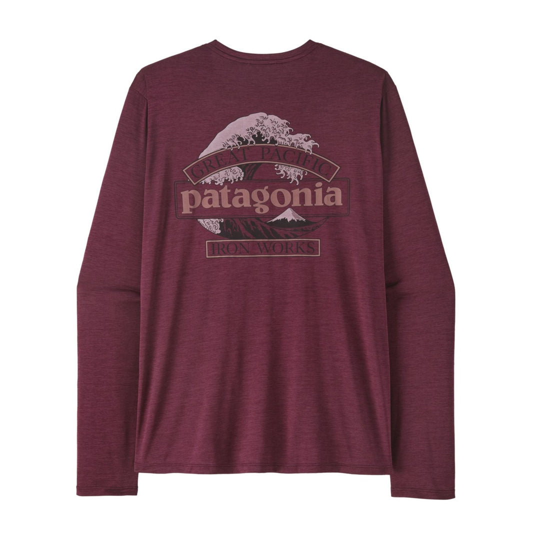 Patagonia Men's L/S Cap Cool Daily Shirt - Great Waves