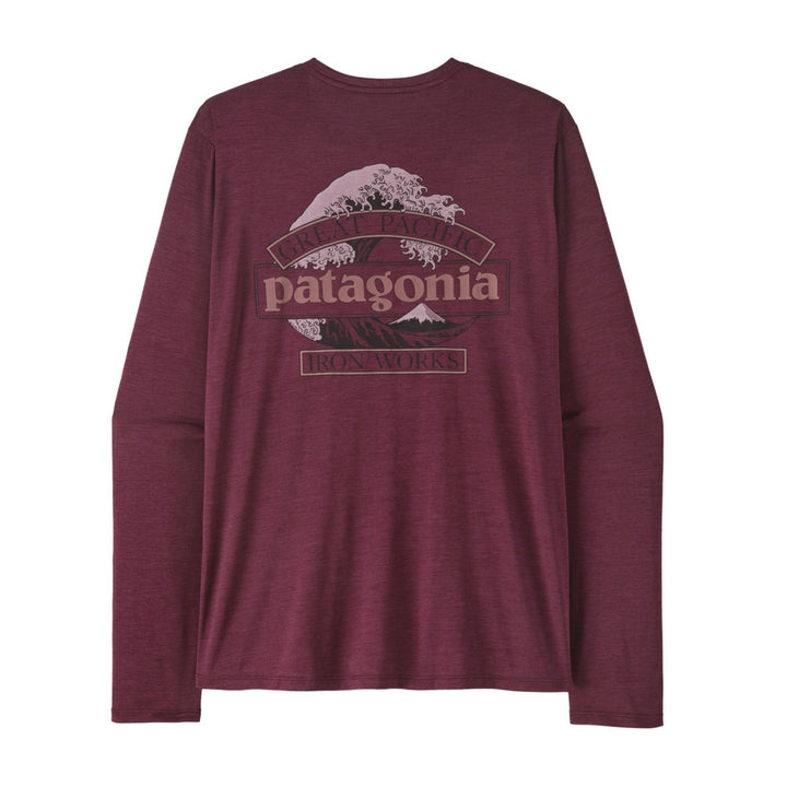 Patagonia Men's L/S Cap Cool Daily Shirt - Great Waves