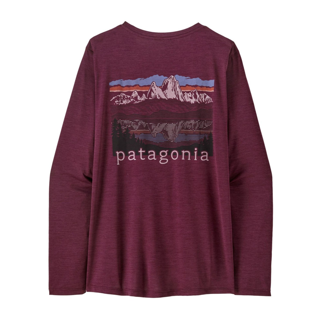 Patagonia Women's L/S Cap Cool Daily Shirt - Fitz Roy Foothills