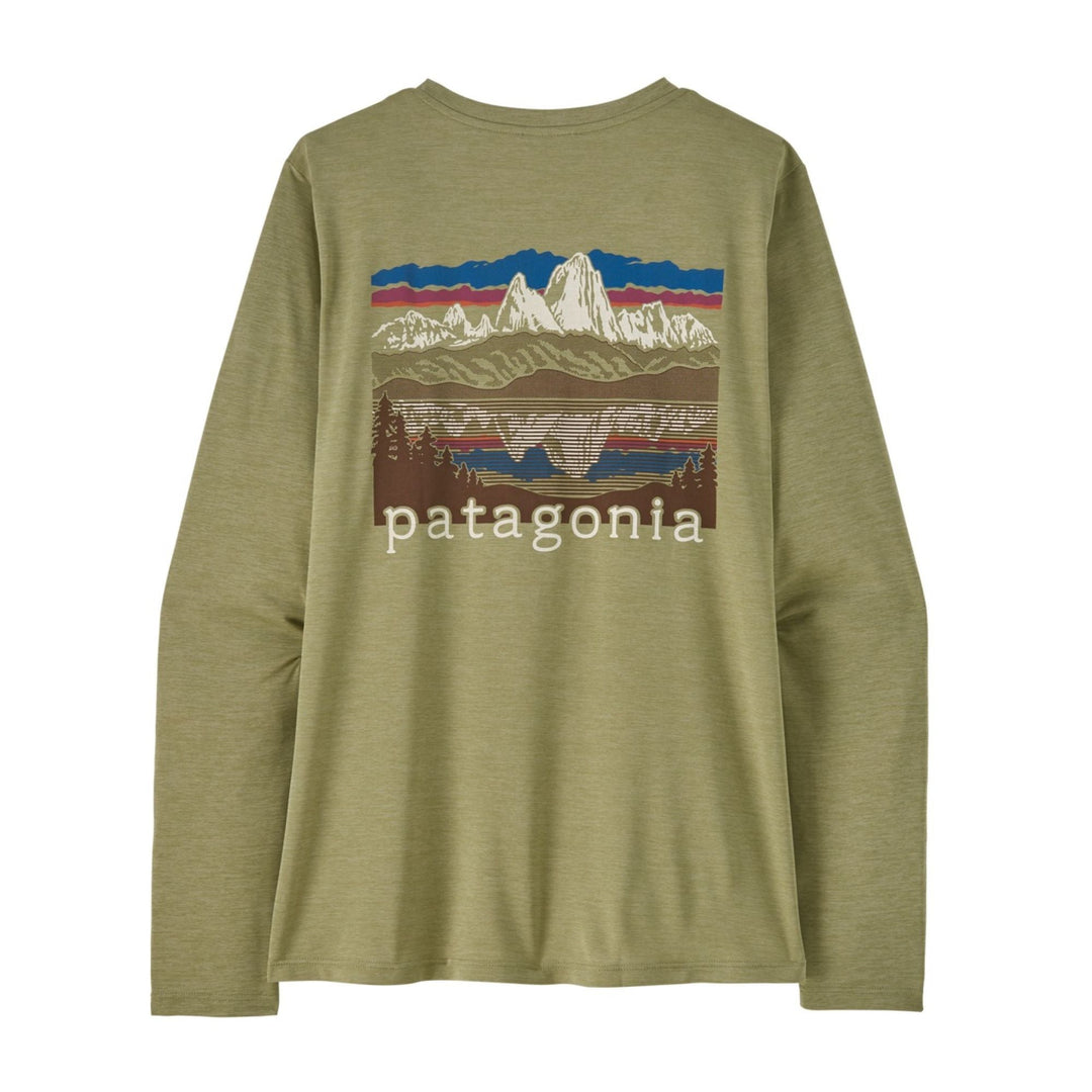 Patagonia Women's L/S Cap Cool Daily Shirt - Fitz Roy Foothills