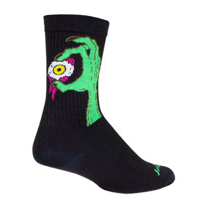 Sockguy Stink Eye Crew 6" Socks 5-9 Black