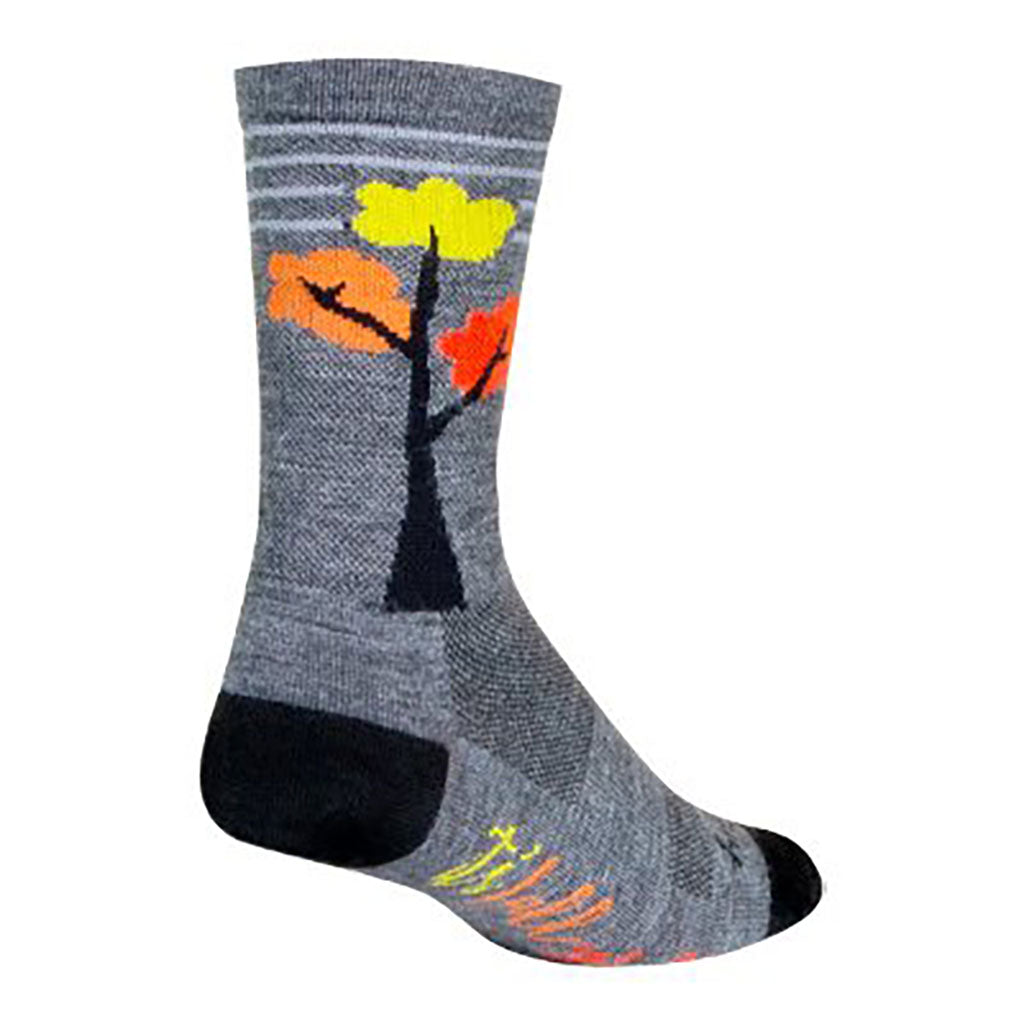 Sockguy Fall Y'all Wool Socks 9-13 Gray