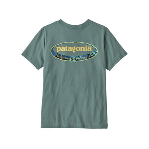 '95 Oval Logo Tropiclimb: Blue Sage