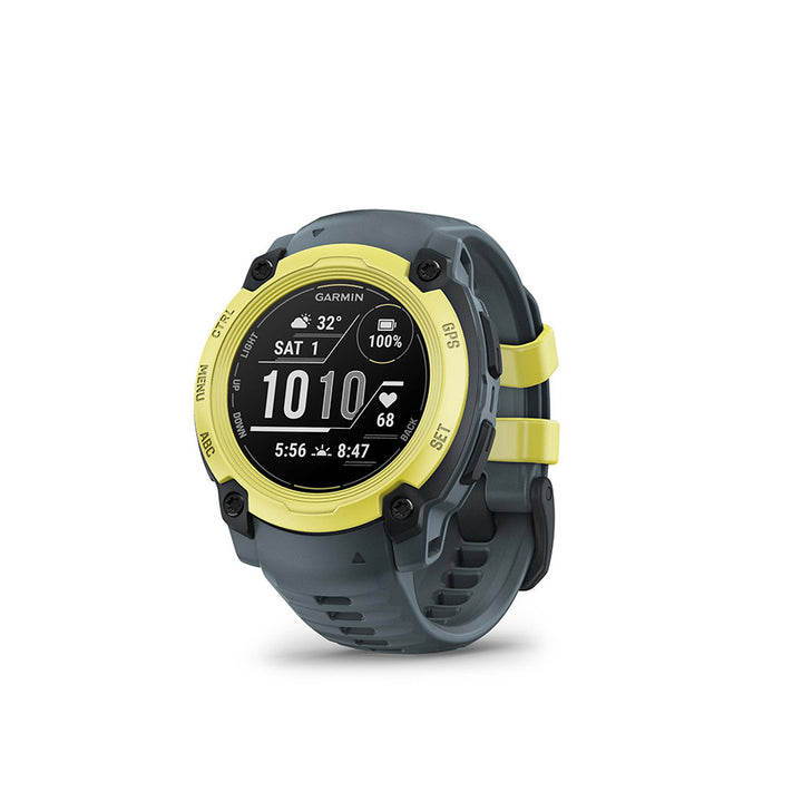 Garmin Instinct E 40mm Watch Watch Color: Electric Lime Wristband: Twilight - Silicone