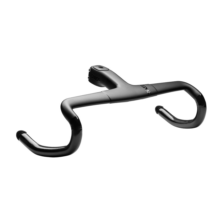 ENVE SES AR Bar/100mm Stem Combo Drop Handlebar Diameter: Integrated 100mm 380mm Drop: 129mm Reach: 76mm Black