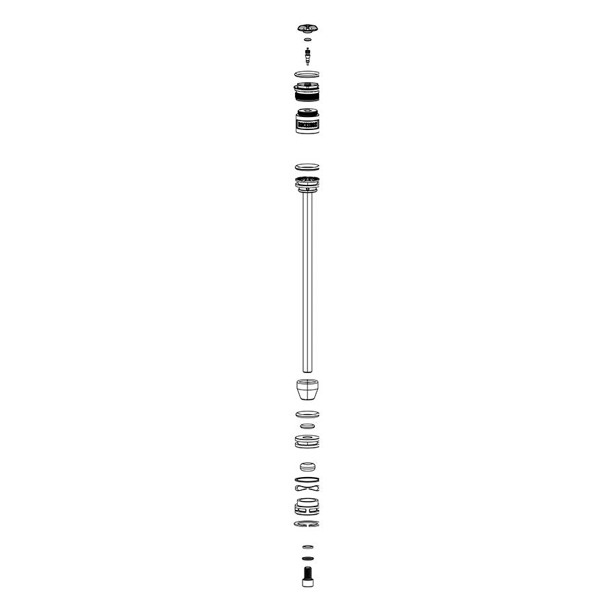 RockShox Solo Air Spring for Bluto SA 100 120mm 11.4018.010.143