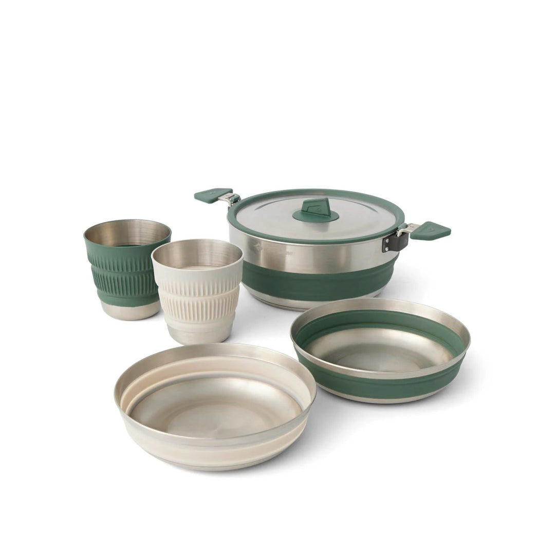 Sea to Summit Detour Stainless Steel One Pot Cook Set - [5 Piece]